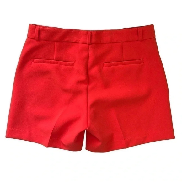 Banana  Republic Tailored City Shorts Stretch Crepe Orange Size 0 NWOT - Picture 2 of 16